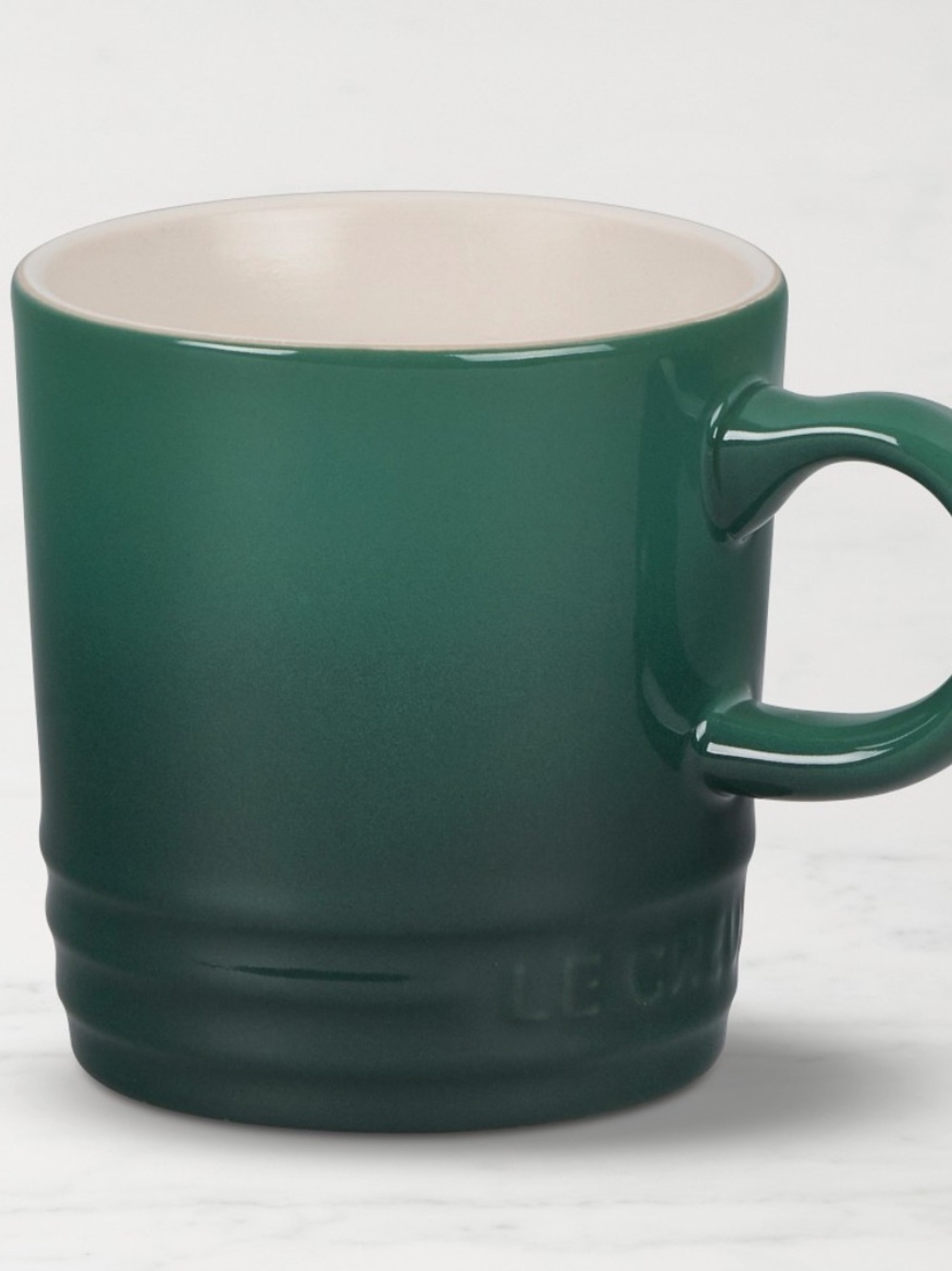 New! Le Creuset Ceramic Mug in Artichaut Green 12oz